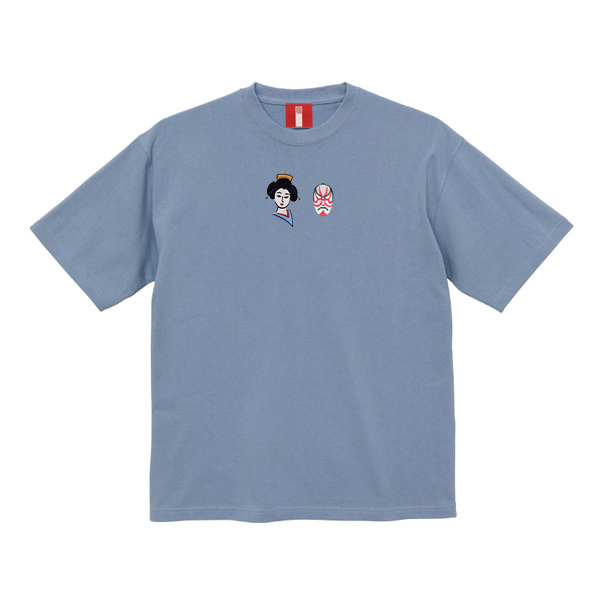 刺繍Tシャツ刺繍 ビッグシルエット Tシャツ 芸者 歌舞伎 全商品