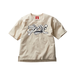 ディーバ もこもこ ロゴ ワッペン刺繍 Tシャツ 3D刺繍